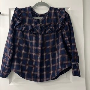Madewell Cropped Flannel